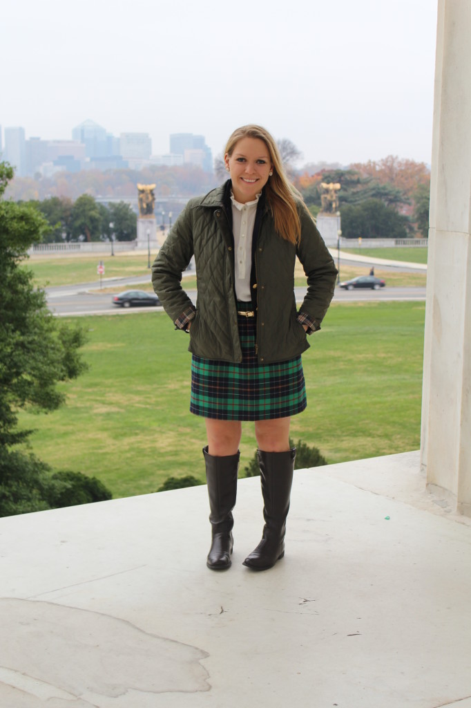 DC Girl in Pearls | mad about plaid