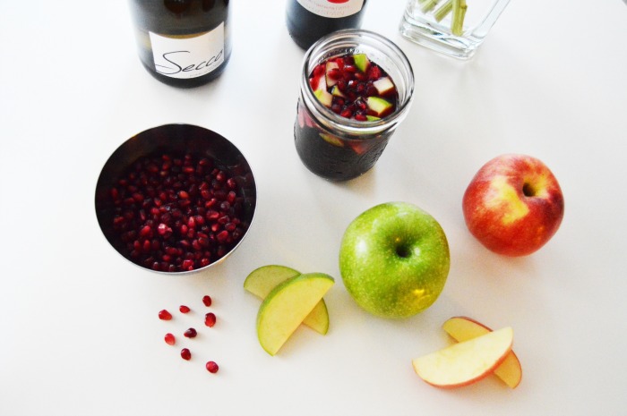 Apple Pomegranate Sangria - DC Girl in Pearls