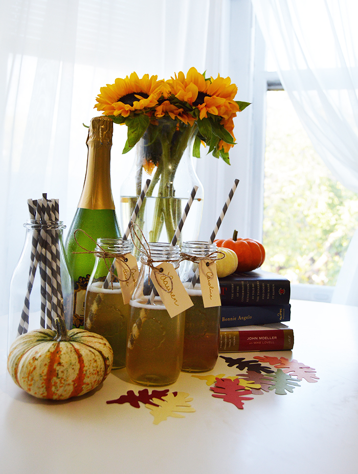 Apple Cider Mimosas - DC Girl in Pearls