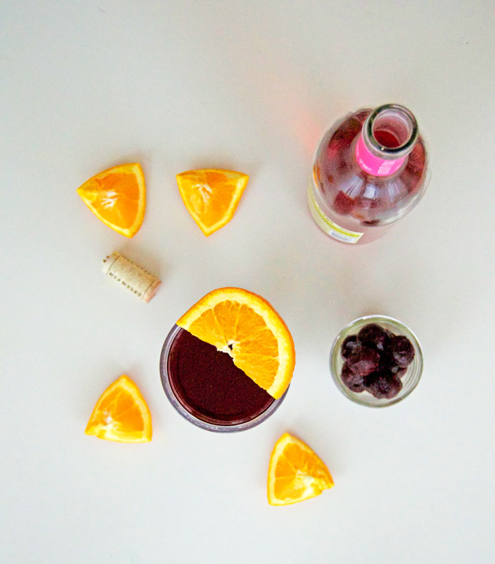 Cherry Citrus Sangria with Rosé for Spring | dcgirlinpearls.com