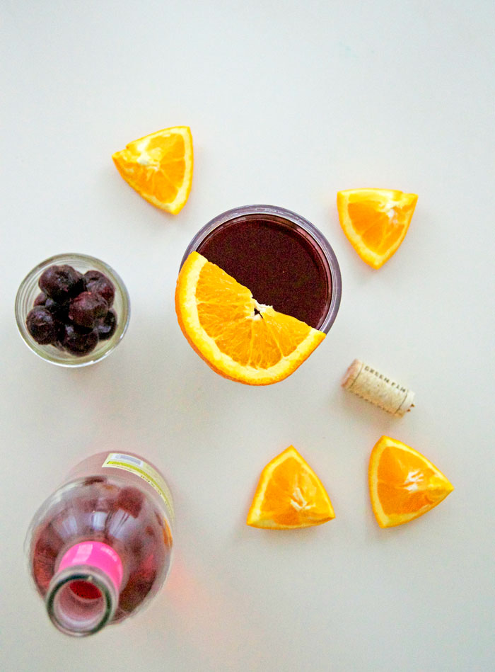 Cherry Citrus Sangria with Rosé for Spring | dcgirlinpearls.com