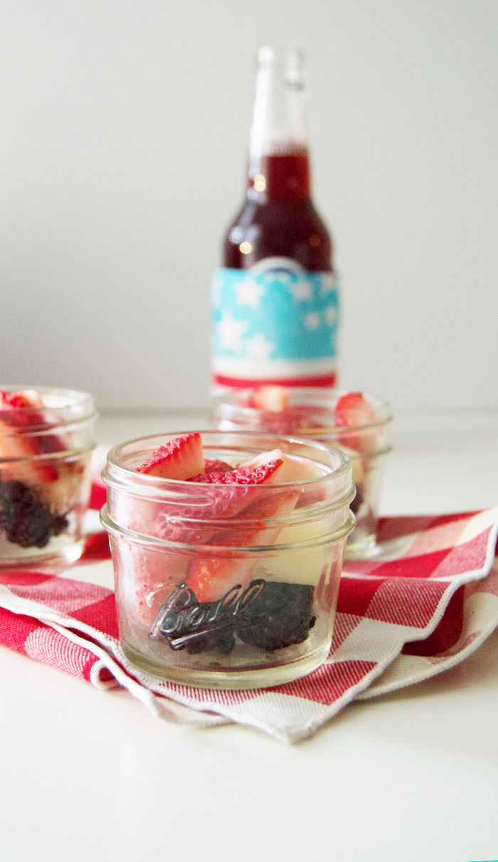 Memorial Day Fruit + Cheese Salad Jars |dcgirlinpearls.com