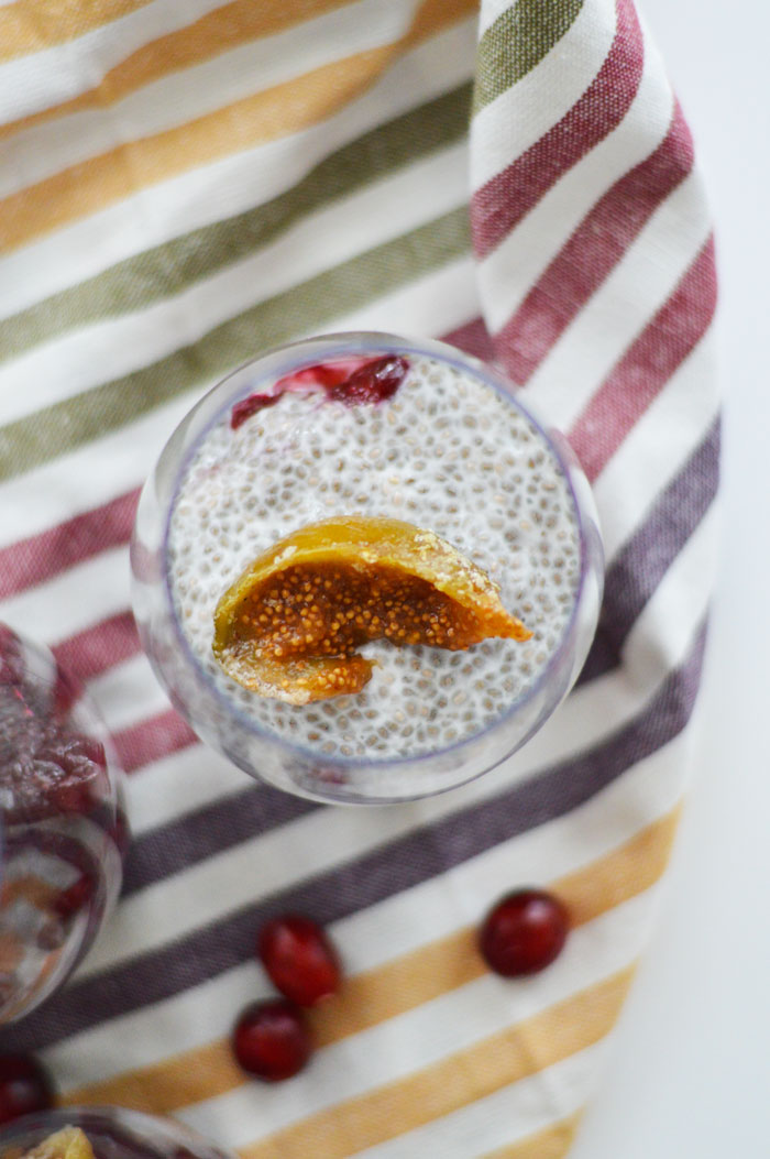 Cranberry Fig Chia Pudding | dcgirlinpearls.com