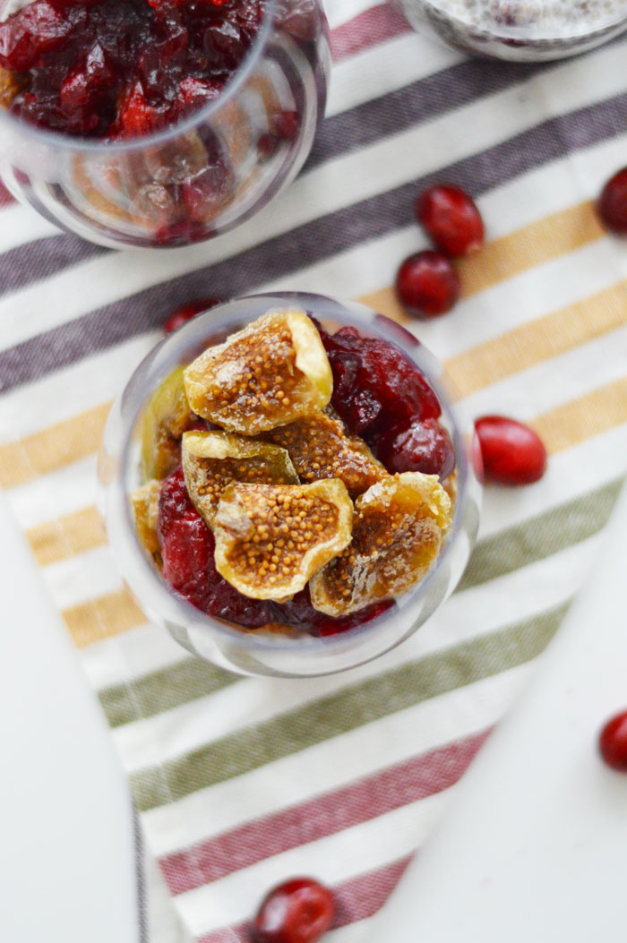 Fig Cranberry Chia Pudding | dcgirlinpearls.com