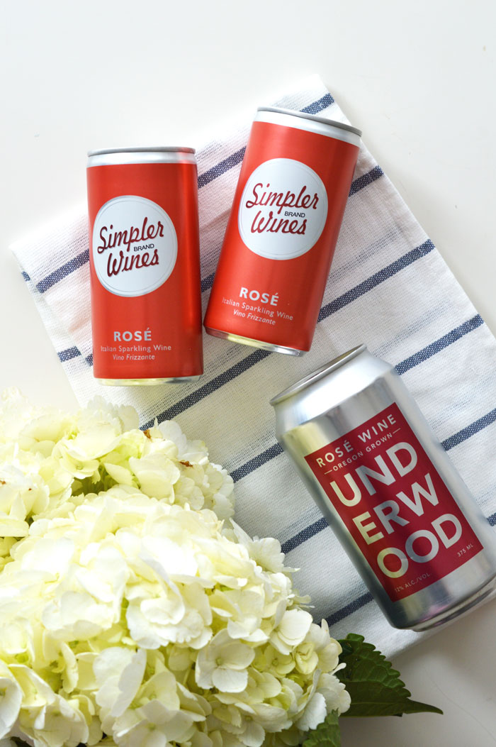 Canned Trader Joe's Rosé | @dcgirlinpearls
