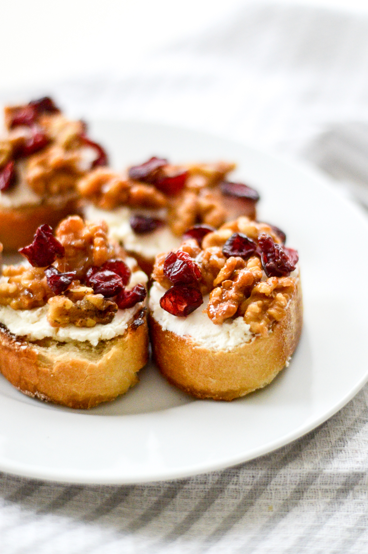Candied Walnut Tartines - DC Girl in Pearls