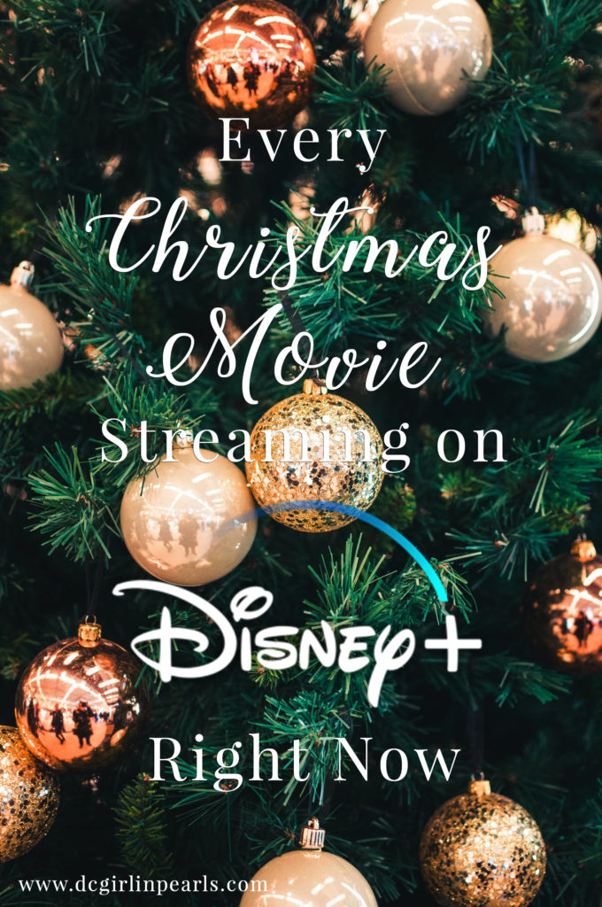 Every Christmas Movie Streaming on Disney+ Right Now - DC Girl in Pearls #christmasmovie #holidaymovie #disneyplus #disneycreator