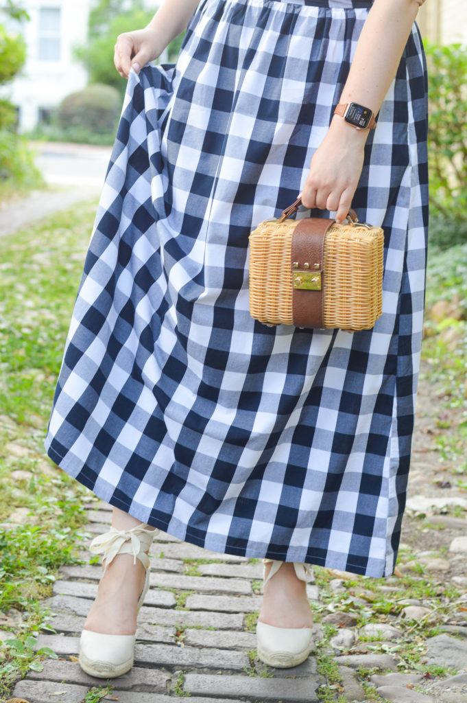 Soludos Wedge Espadrilles - DC Girl in Pearls #gingham #jcrew #jcrewfactory #preppy #preppyblogger #espadrilles #shoecrush