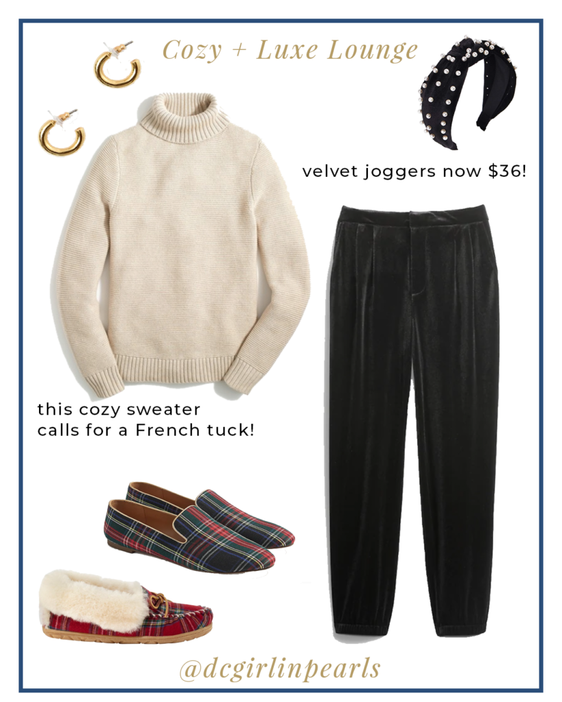 NYE Cozy Luxe Lounge Outfit Inspiration