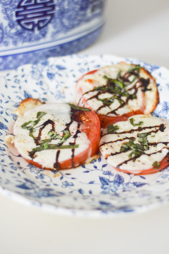 Caprese Baked Tomatoes - dcgirlinpearls.com