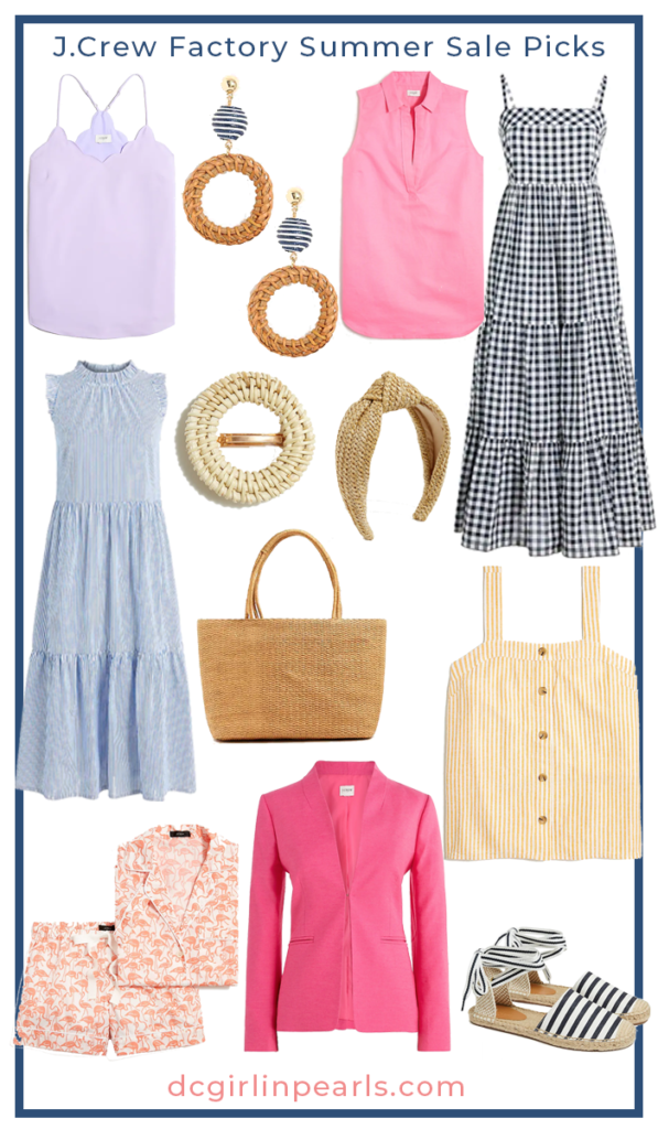 J.Crew Factory Summer Favorites 2021 - @dcgirlinpearls