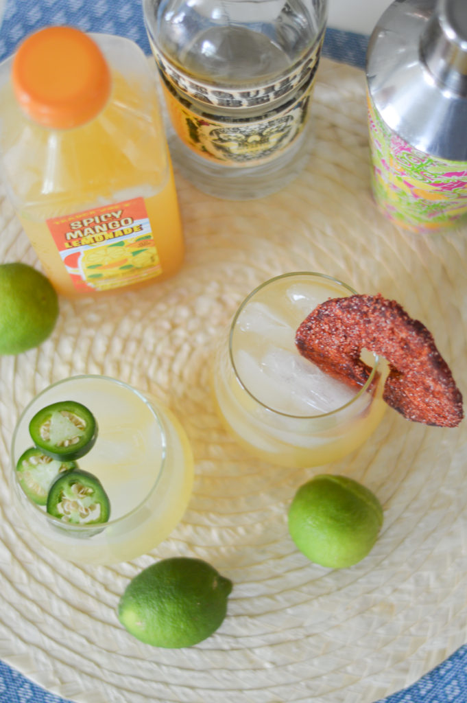 Trader Joe's Spicy Mango Lemonade Margarita Recipe - dcgirlinpearls.com