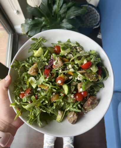 Mediterranean Inspired Vegeterian Salad