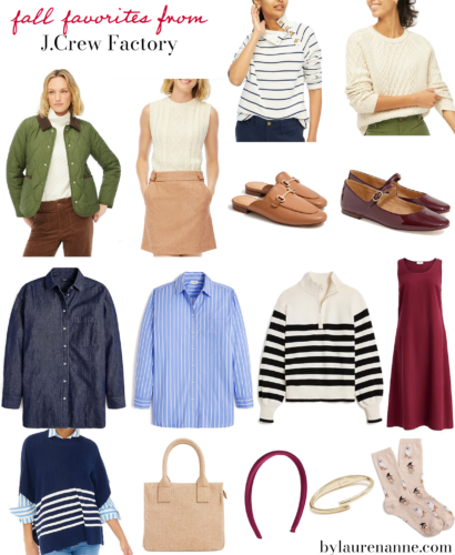 JCrew Factory Fall 2024 Favorites